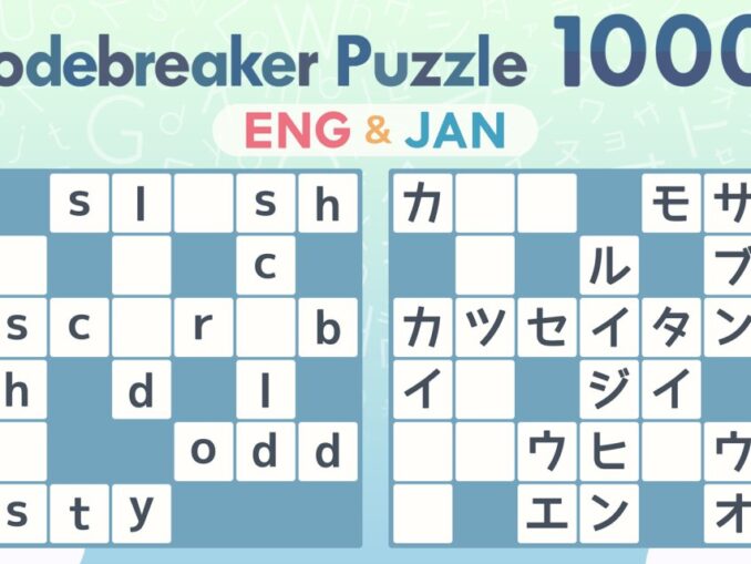 Release - Codebreaker Puzzle 1000! ENG & JAN