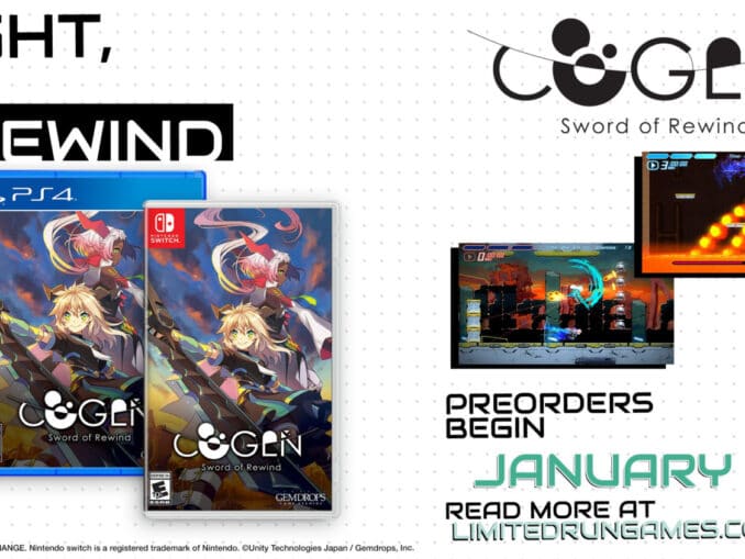 News - COGEN: Sword Of Rewind – Western Physical Editions – Pre-orders started January 25 