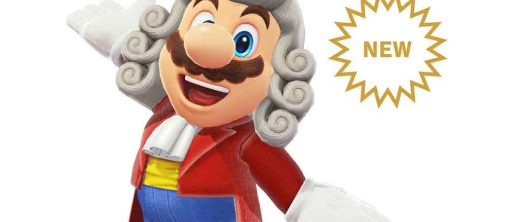 Dirigent pruik & outfit In Super Mario Odyssey
