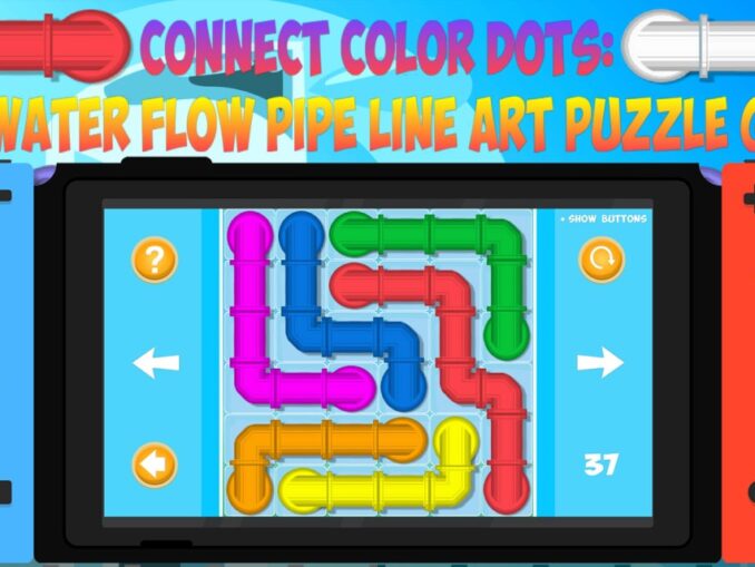 Release - Connect Color Dots: Fun Water Flow Pipe Line Art Puzzle Game 