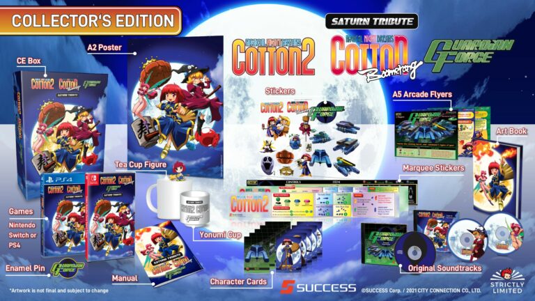 Cotton Guardian Force Saturn Tribute – Limited And Collector’s Editions are coming west