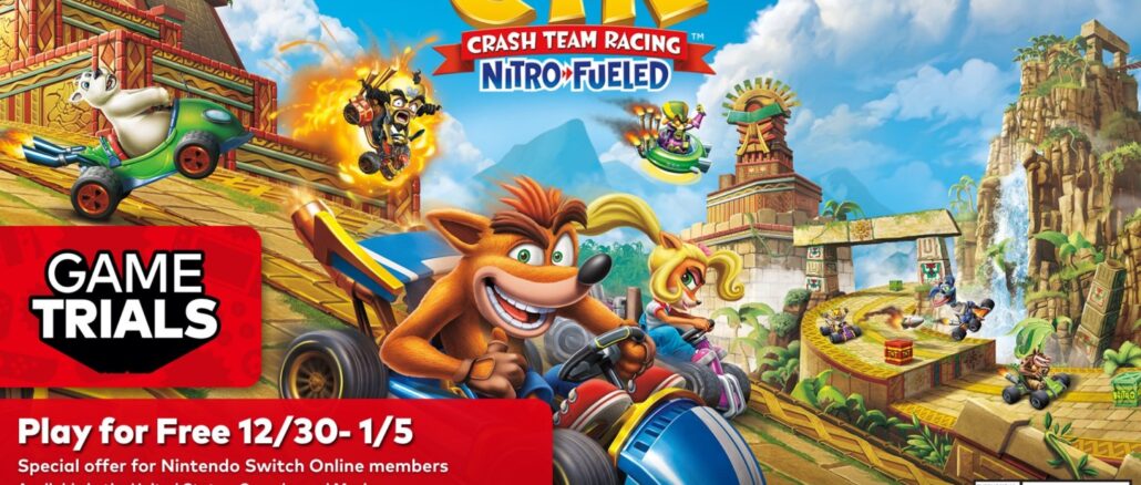 Crash Team Racing Nitro-Fueled – Game Trial – Nintendo Switch Online leden