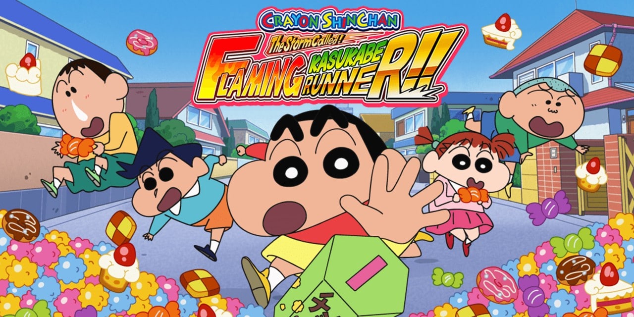 CRAYON SHINCHAN The Storm Called FLAMING KASUKABE RUNNER!!