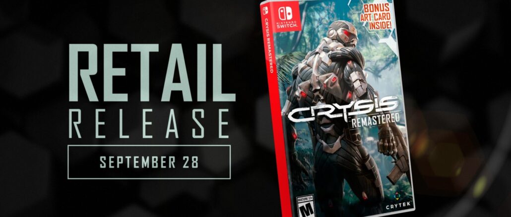 Crysis Remastered fysieke release gepland voor 28 september 2021