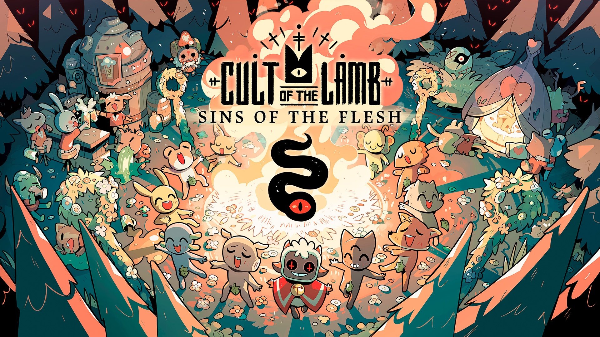 Cult of the Lamb Sins of the Flesh Update: bouw je cult op en meer