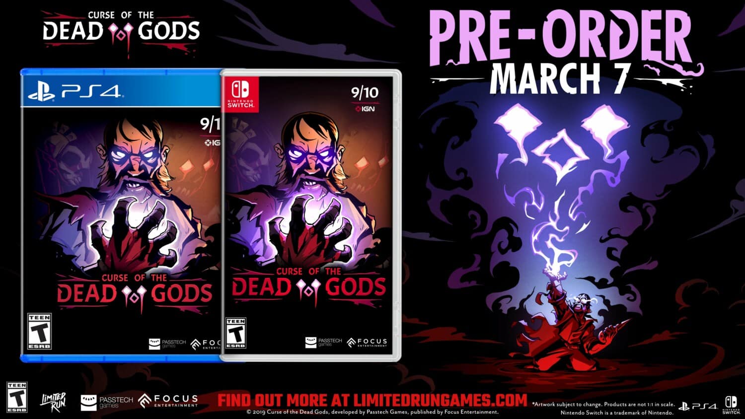 Curse Of The Dead Gods – Physical Editions announced
