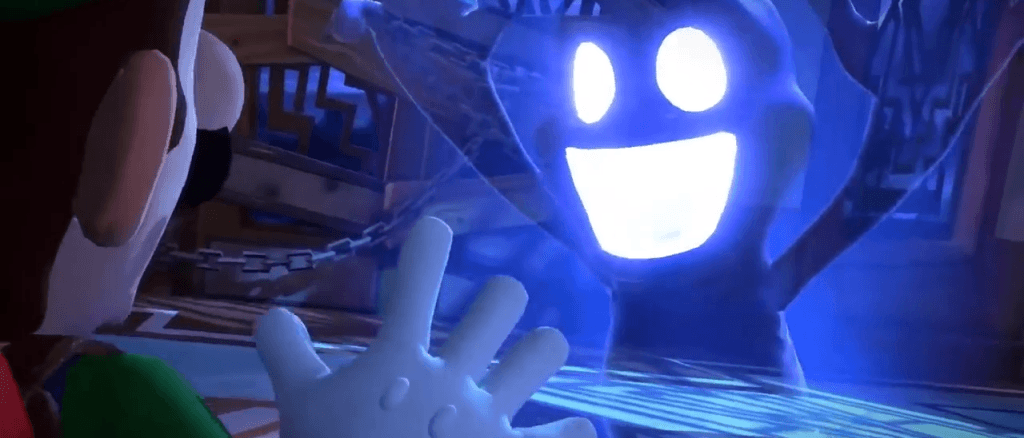 Custom spook emoji voor Luigi’s Mansion 3 op Twitter