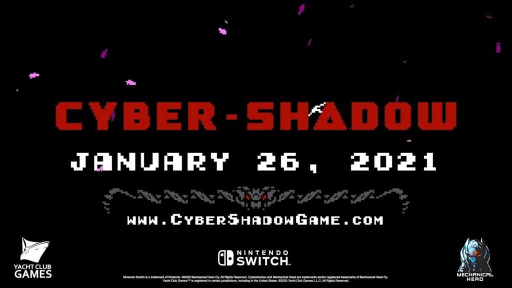 Cyber Shadow komt 26 Januari 2021