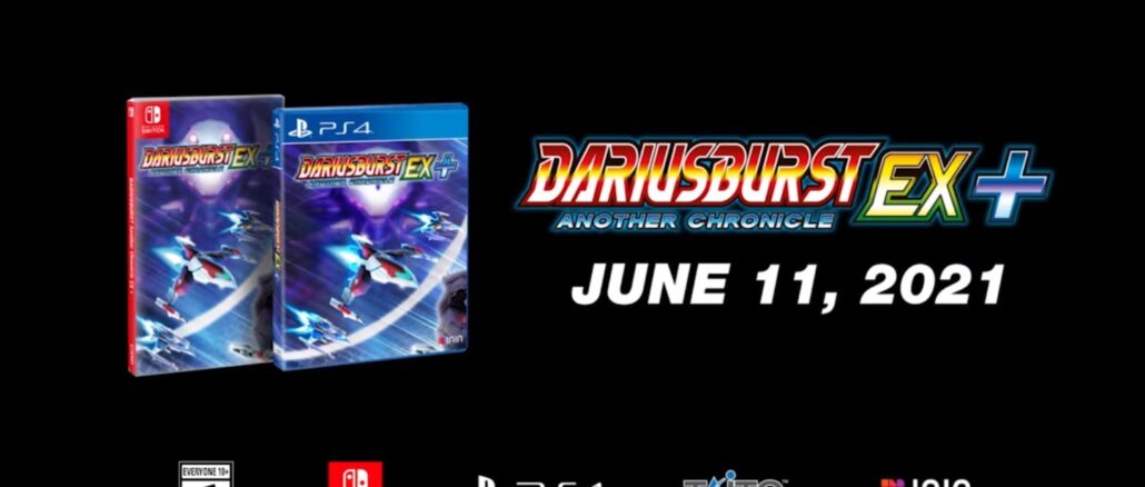 Dariusburst: Another Chronicle EX+ komt 11 Juni