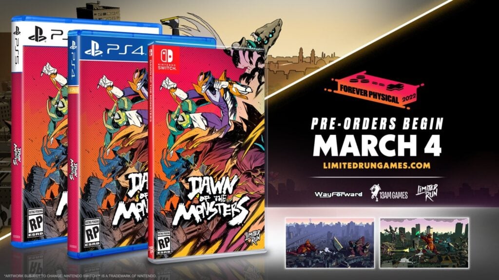 Dawn Of The Monsters – Physical Editions, Pre-Orders Start March 4