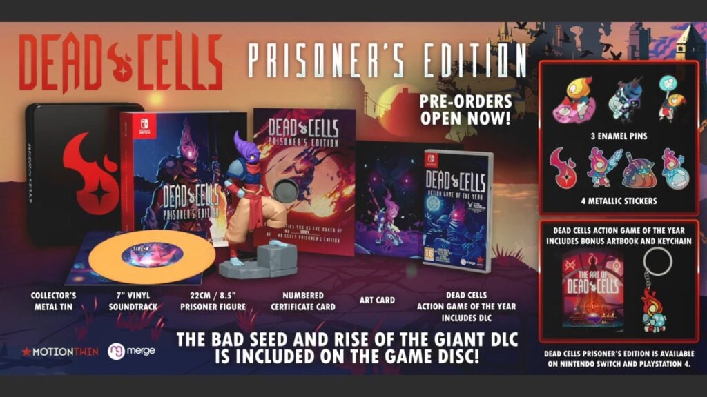 Dead Cells Prisoner’s Edition bevat Rise Of The Giant en The Bad Seed DLC, uitgesteld tot Augustus