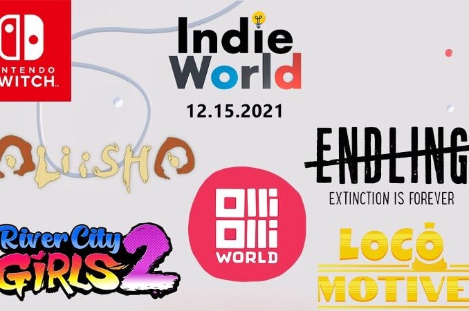 Nieuws - December 2021 Indie World Showcase infographic 