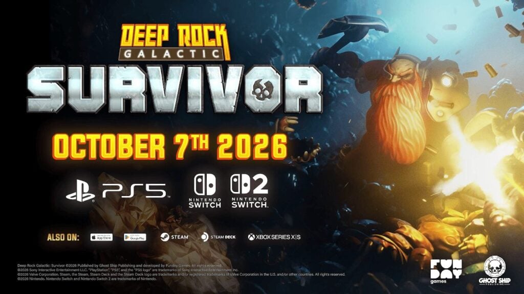 Deep Rock Galactic: Survivor uitgebracht op Nintendo Switch 2 en Switch