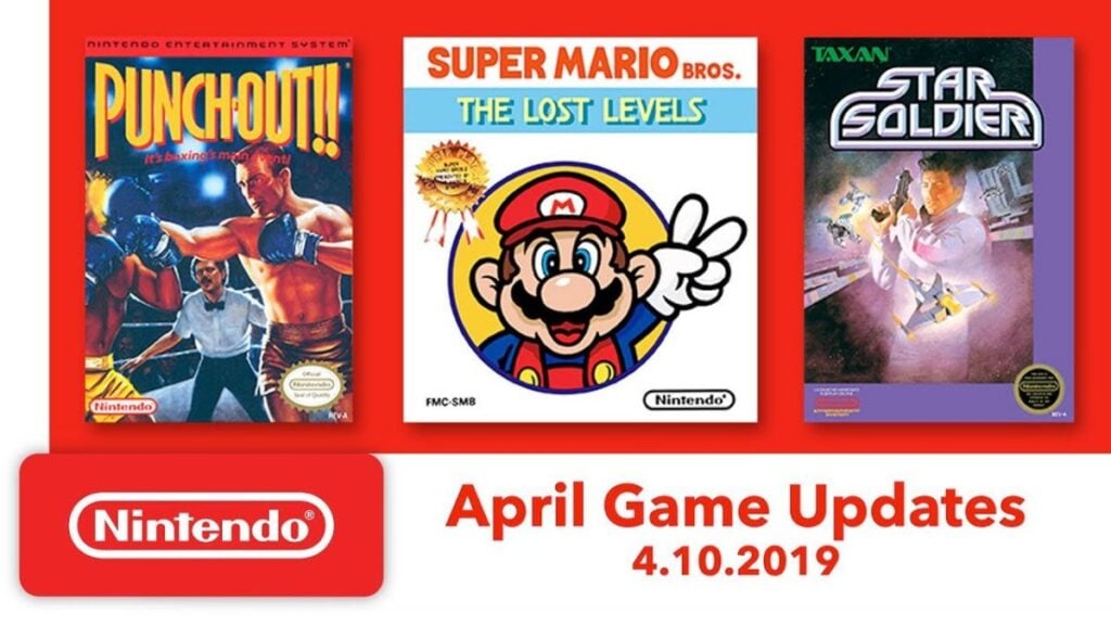 Details voor Nintendo Switch Online NES Games april 2019