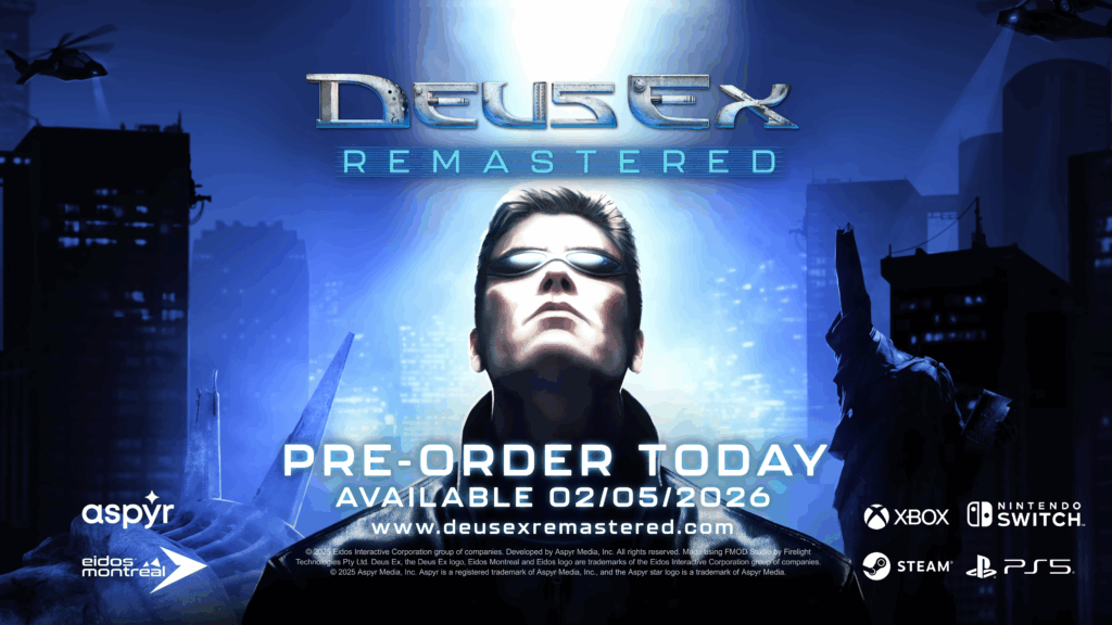 Deus Ex Remastered Lands February 5, 2026 — A Smarter, Sharper Return For JC Denton