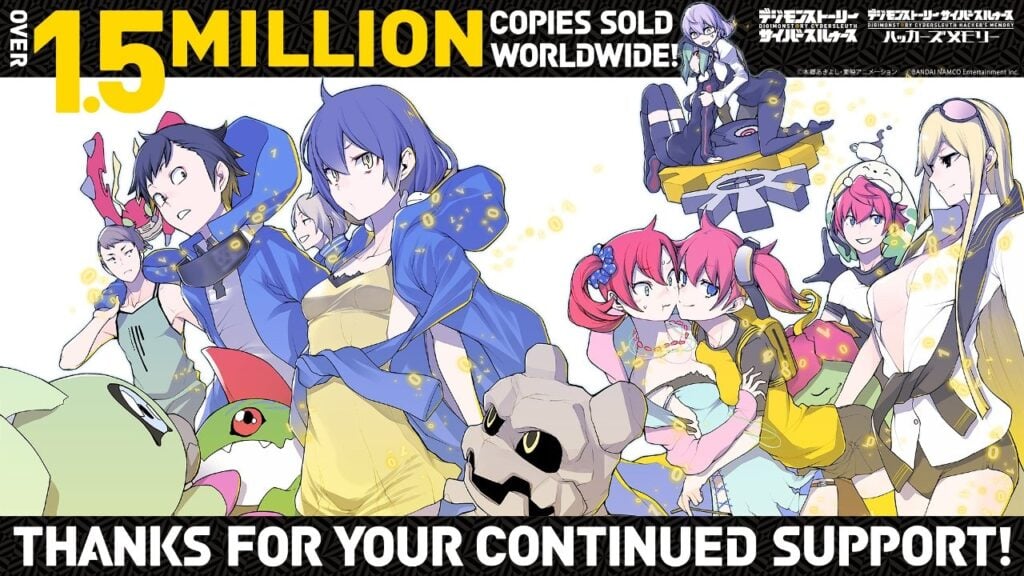 Digimon Story: Cyber Sleuth Series verkopen – 1,5 miljoen + verkochte exemplaren