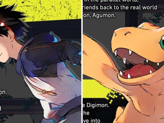 Nieuws - Digimon Survive – Takuma en Agumon profiel 