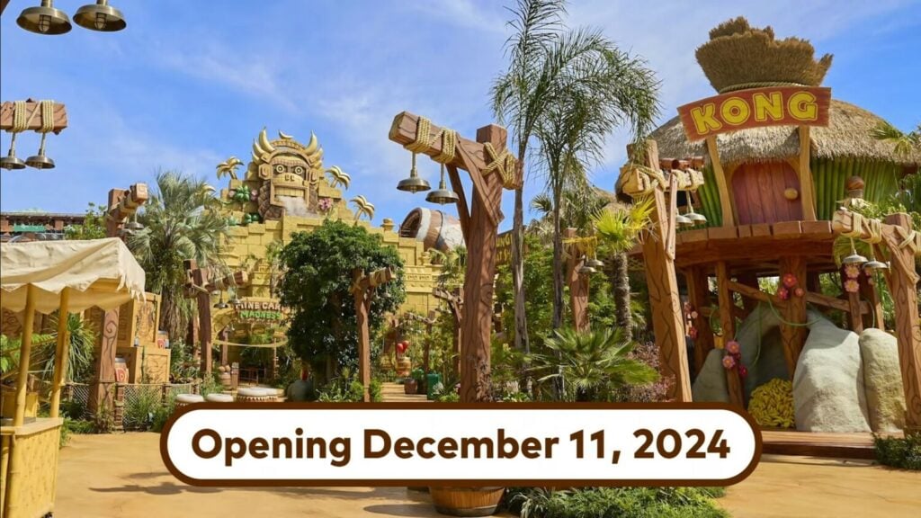 Ontdek de opwindende nieuwe Donkey Kong Country-sectie die wordt geopend op Super Nintendo World Japan