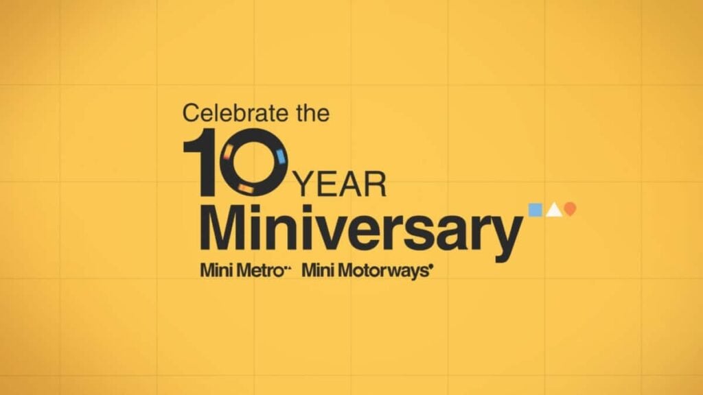Ontdek de nieuwe functies van Mini Motorways’ Miniversary Update