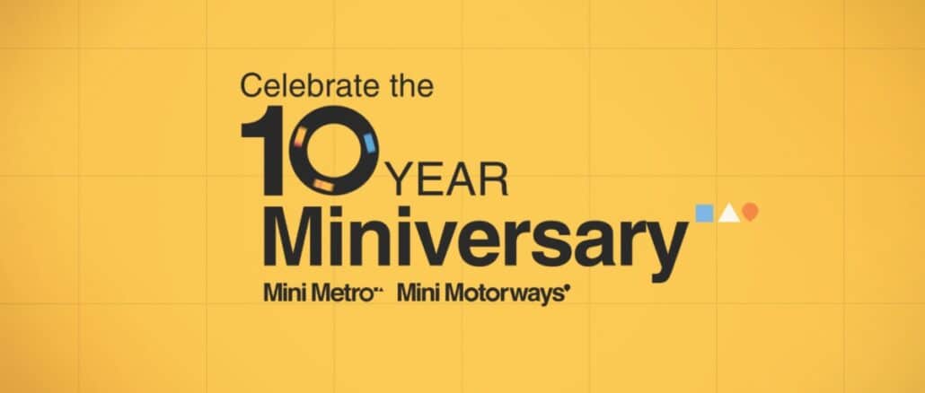 Discover the New Features of Mini Motorways’s Miniversary Update
