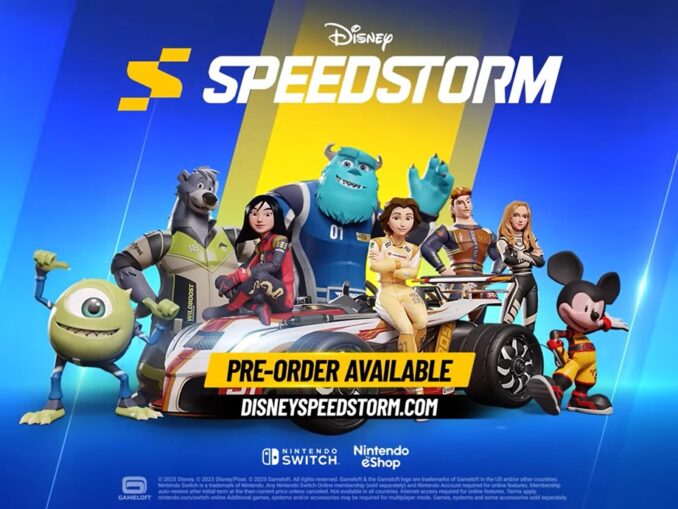 Nieuws - Disney Speedstorm: Racen op hoge snelheid in magische Disney & Pixar werelden verschijnt in april 
