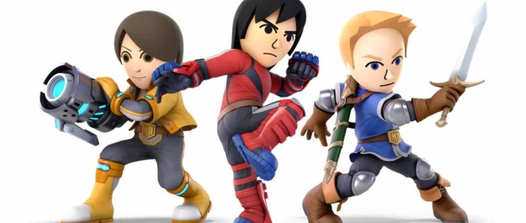DLC for Mii Fighter costumes coming in 2019