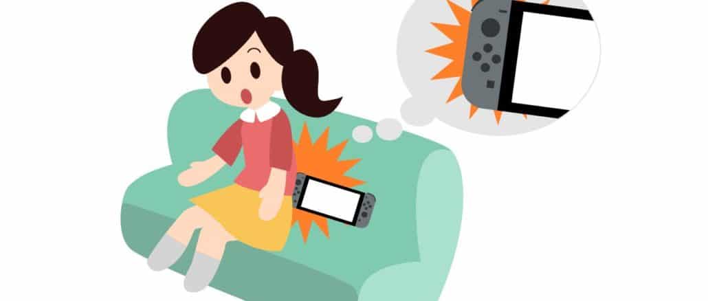Do not throw your Nintendo Switch onto a sofa