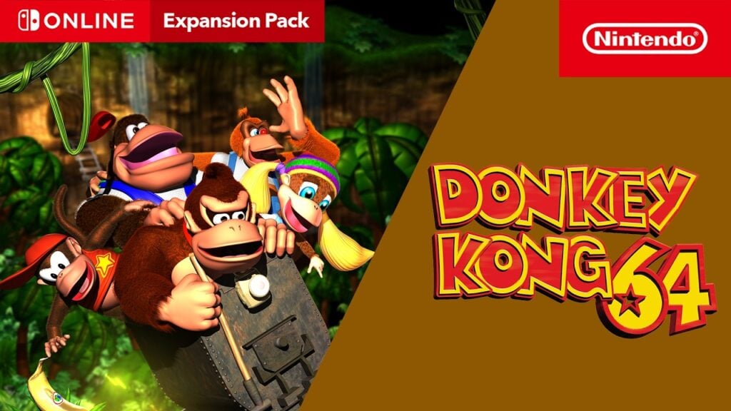 Donkey Kong 64 wordt via Nintendo 64 Classics toegevoegd aan het Nintendo Switch Online-uitbreidingspakket