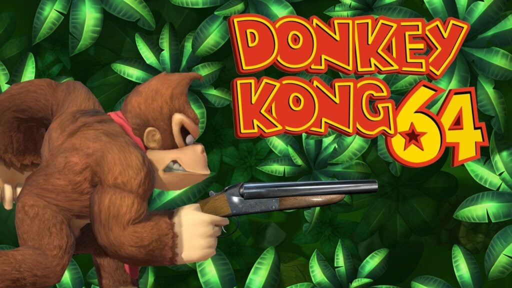 Donkey Kong 64 – Had oorspronkelijk een realistisch jachtgeweer dat Shigeru Miyamoto schokte