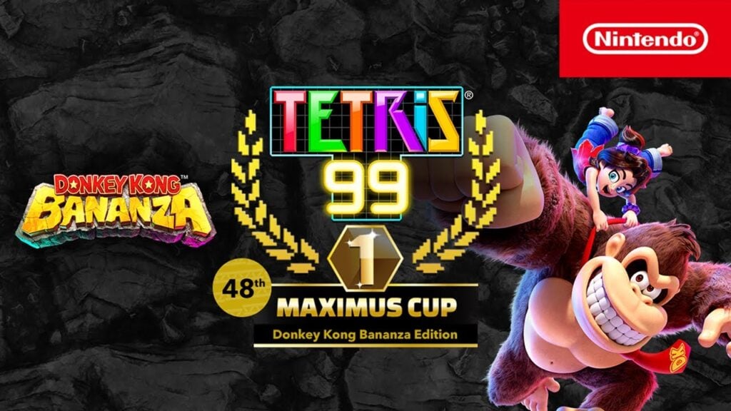 Donkey Kong Bananza crasht in Tetris 99’s 48e Maximus Cup