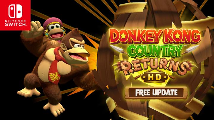 Donkey Kong Country Returns HD Ver. 1.1.0 verandert een vertrouwde run in een frisse run