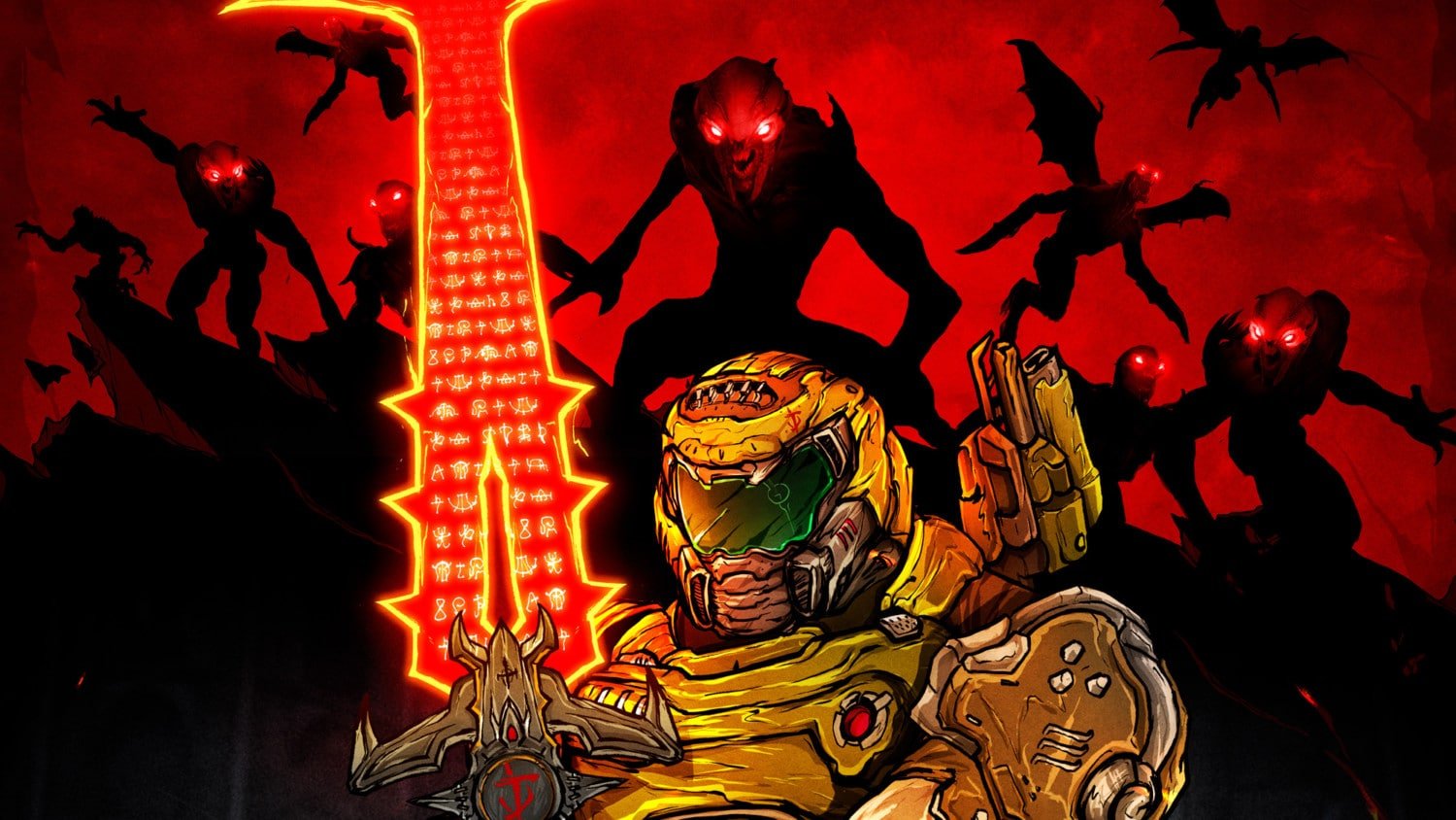DOOM Twitter deelt artwork om release van Metroid Dread te vieren