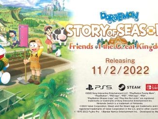 Doraemon Story of Seasons: Friends of the Great Kingdom – November wereldwijde release