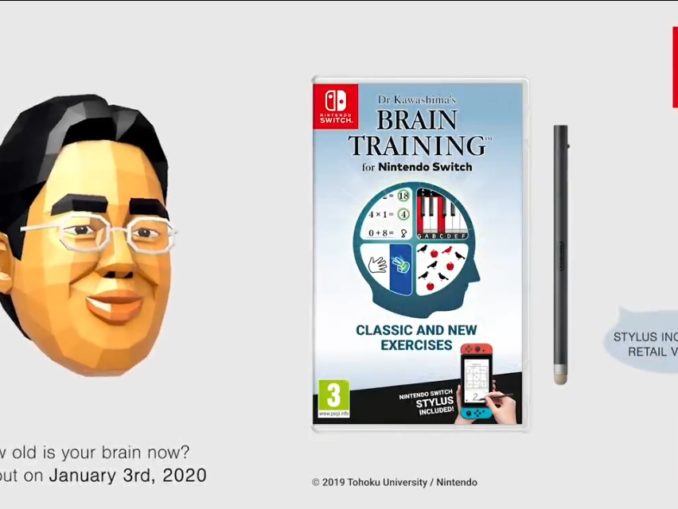 News - Dr Kawashima’s Brain Training heading to Europe on 3 January 2020 