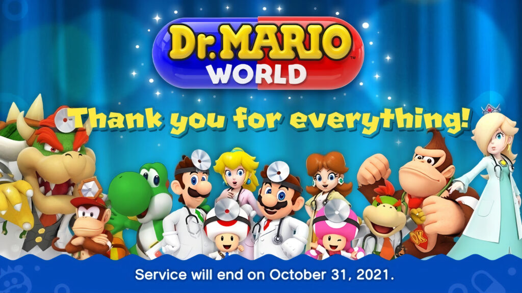 Dr. Mario World mobiele game is stopgezet