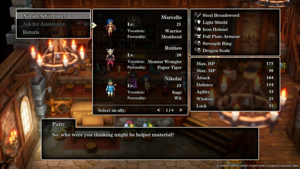 Dragon Quest III HD-2D Remake: nieuwe functies, roepingen en partysysteem