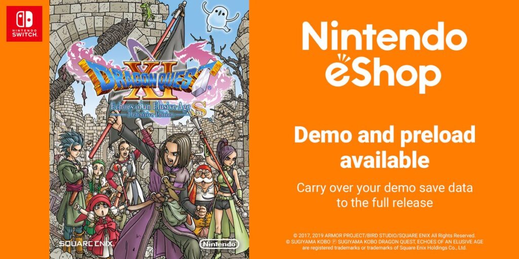 Dragon Quest XI S: Echoes of an Elusive Age – Demo Beschikbaar
