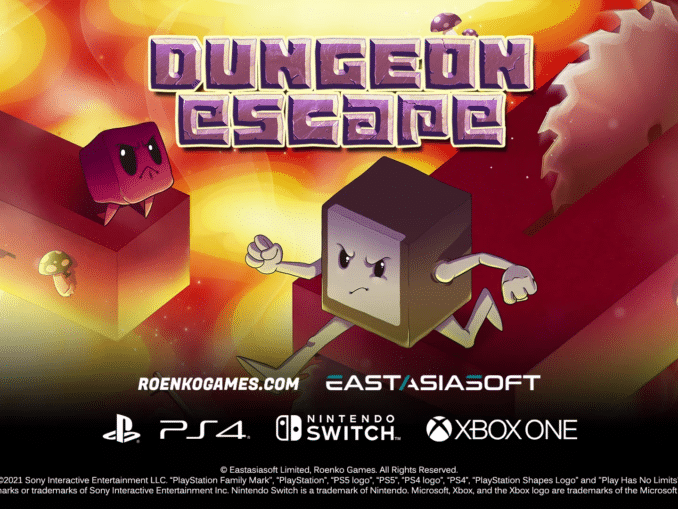 Nieuws - Dungeon Escape aangekondigd en gelanceerd op 21 april 