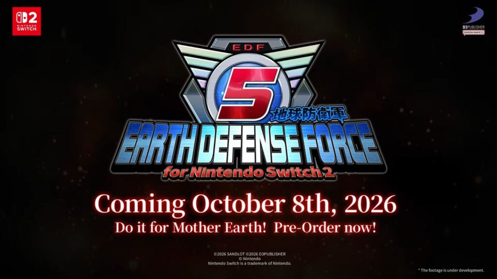 Earth Defense Force 5 trailer drops – Switch 2 pre-orders open