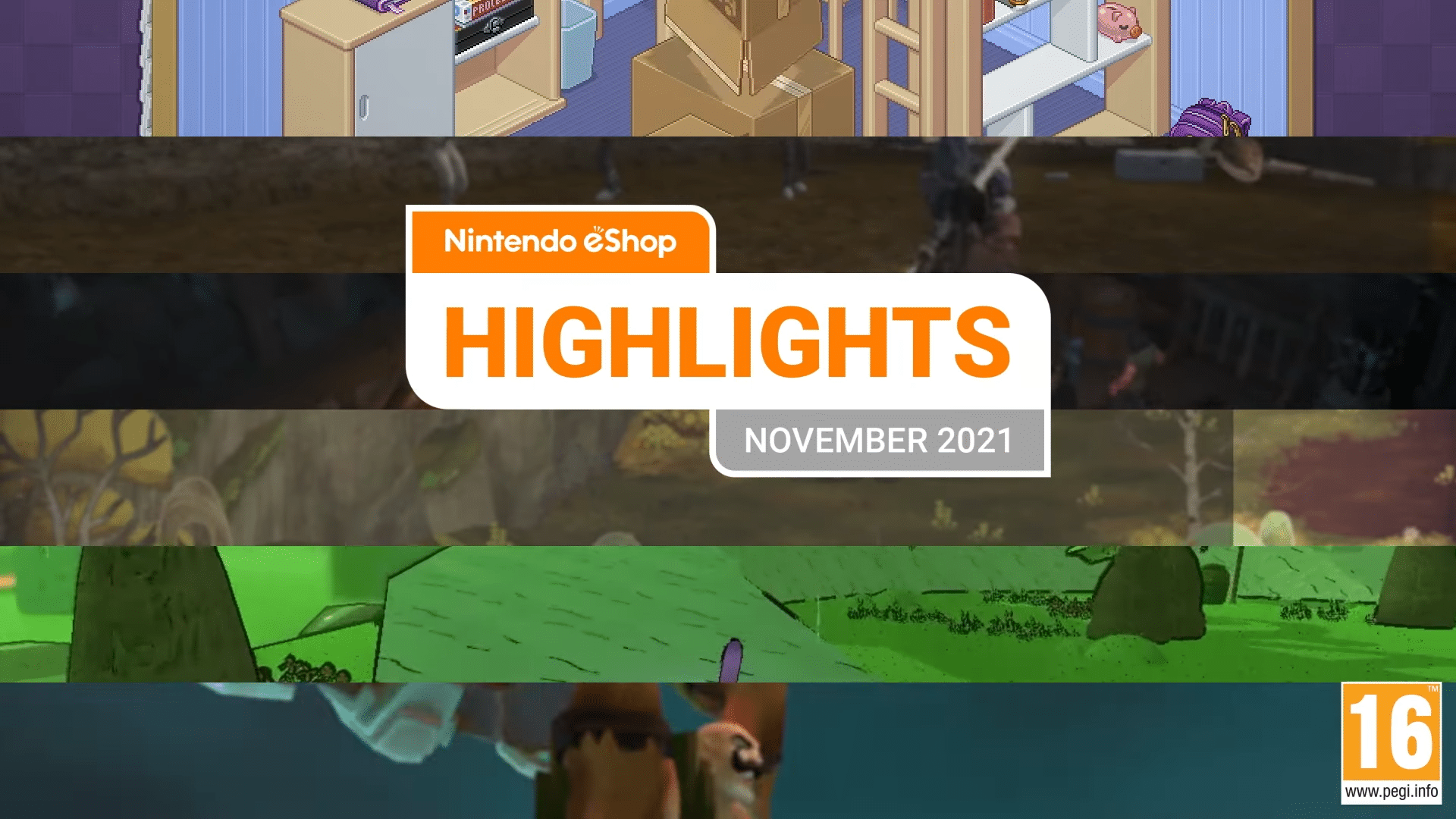 eShop hoogtepunten video November 2021