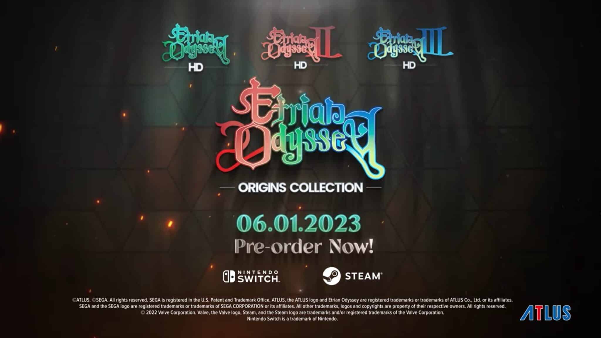 Etrian Odyssey Origins Collection announced
