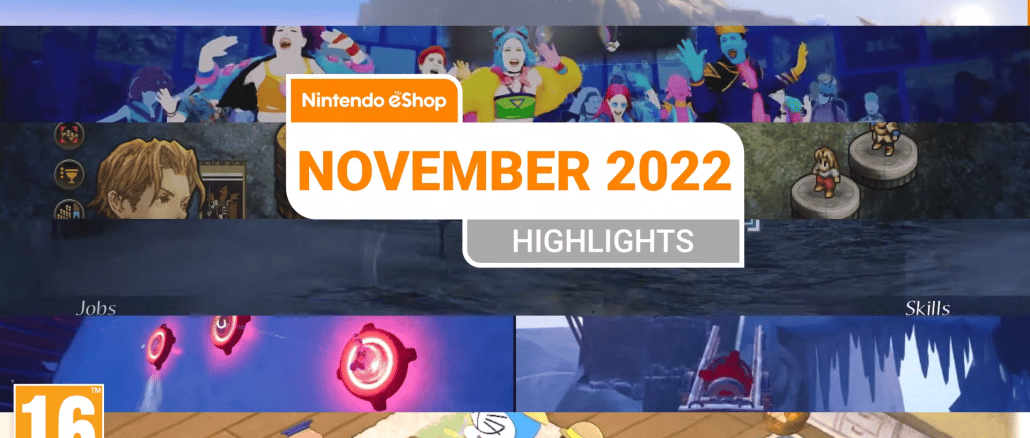 European Nintendo Switch eShop highlights – November 2022