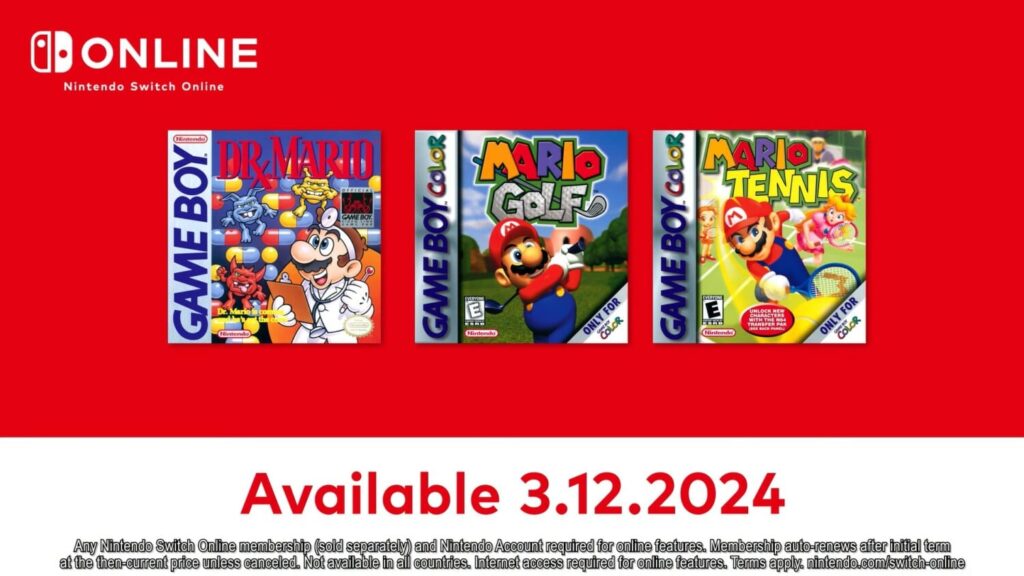 Exploring Dr. Mario, Mario Golf, and Mario Tennis on Nintendo Switch Online