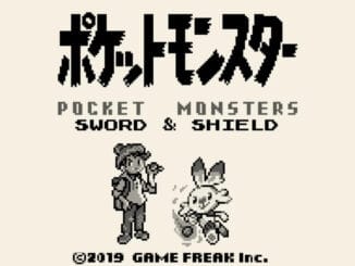 Fan stelt Pokemon Sword / Shield opnieuw voor als een Game Boy-game