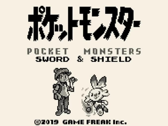 Nieuws - Fan stelt Pokemon Sword / Shield opnieuw voor als een Game Boy-game 