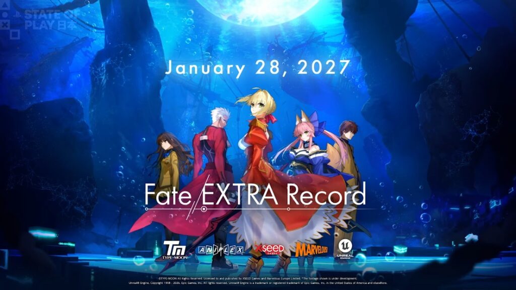 Fate/Extra Record gets Nintendo Switch release date and new trailer