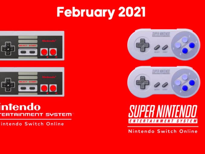 News - February 2021 – Nintendo Switch Online NES and SNES games added