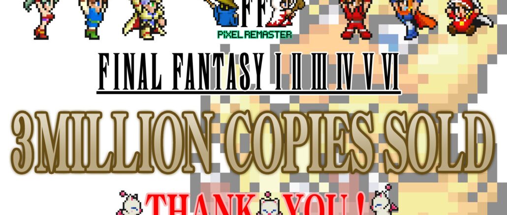 Final Fantasy Pixel Remasters: Wereldwijd 3 miljoen verkochte exemplaren