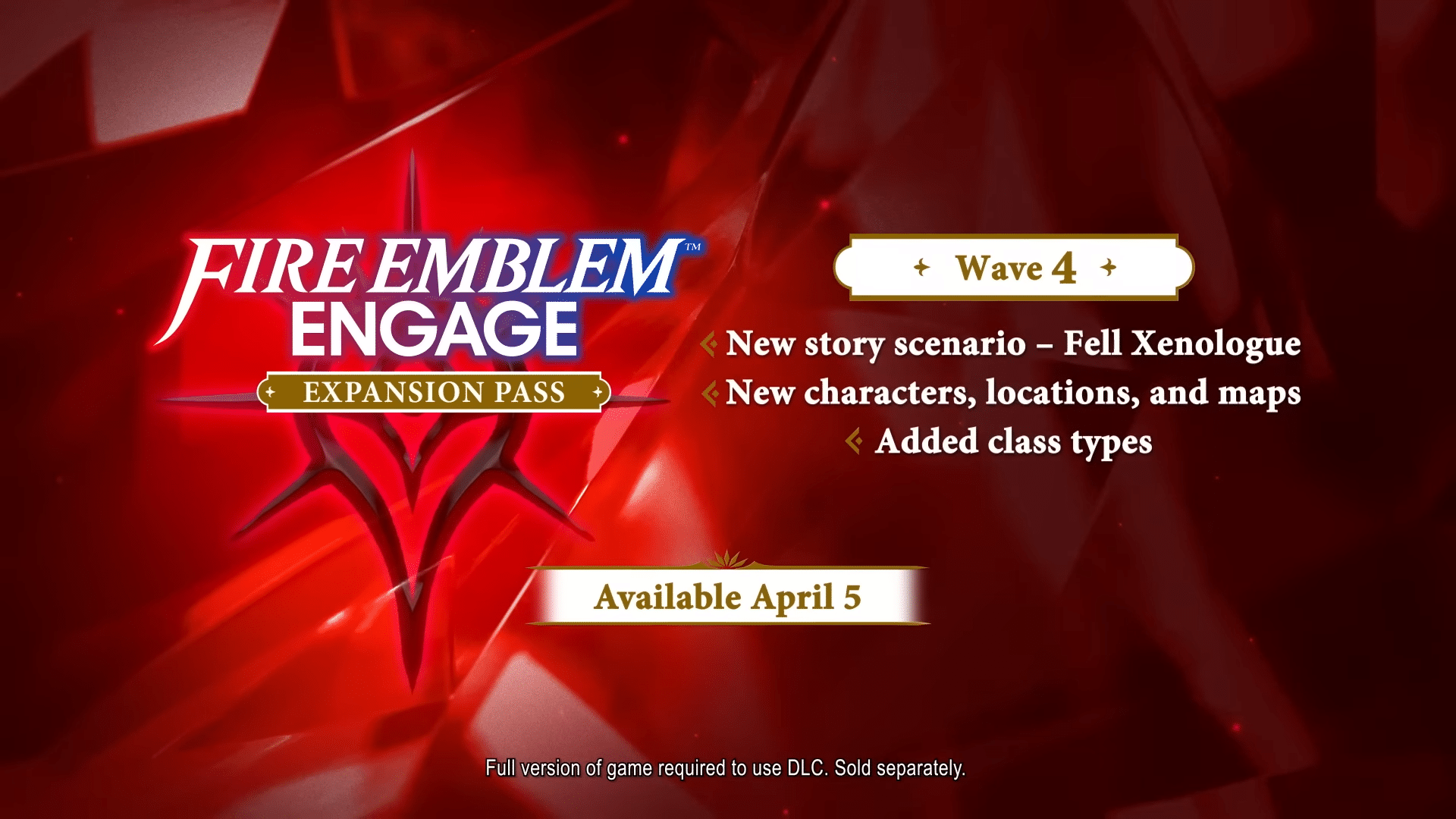 Fire Emblem Engage Wave 4 DLC: New Story Scenario and Playable Characters
