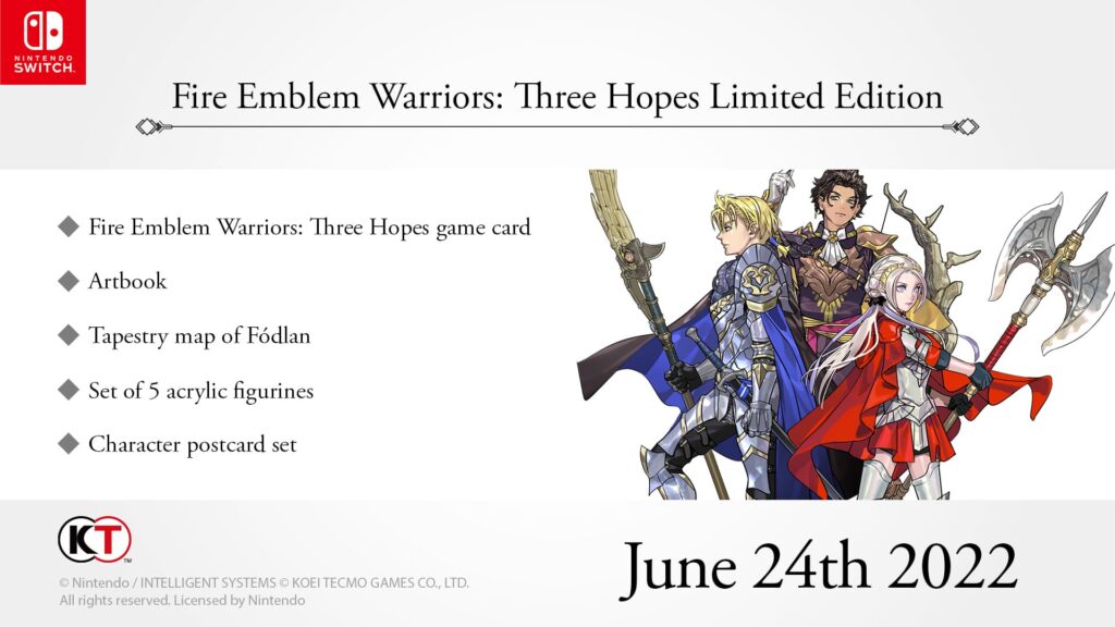 Fire Emblem Warriors: Three Hopes – Limited Edition for Europe